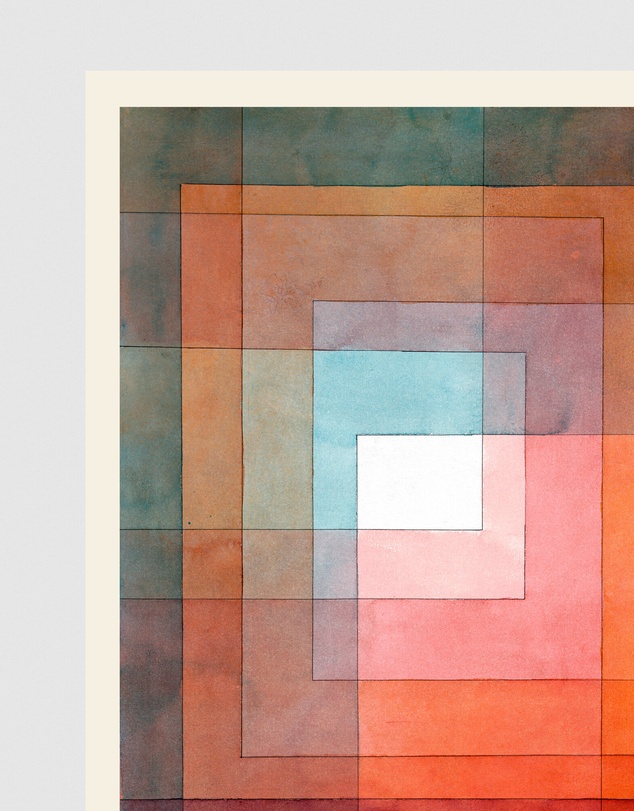 Inka Arthouse - White Unframed Polyphonically by Paul Klee Art Print