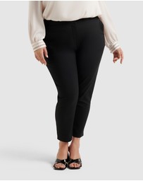 Forever New Curve - Audrey Curve High Waist Cropped Pants