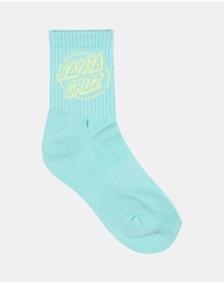 Santa Cruz - Oval Dot Mid Sock 4 Pack - Teens