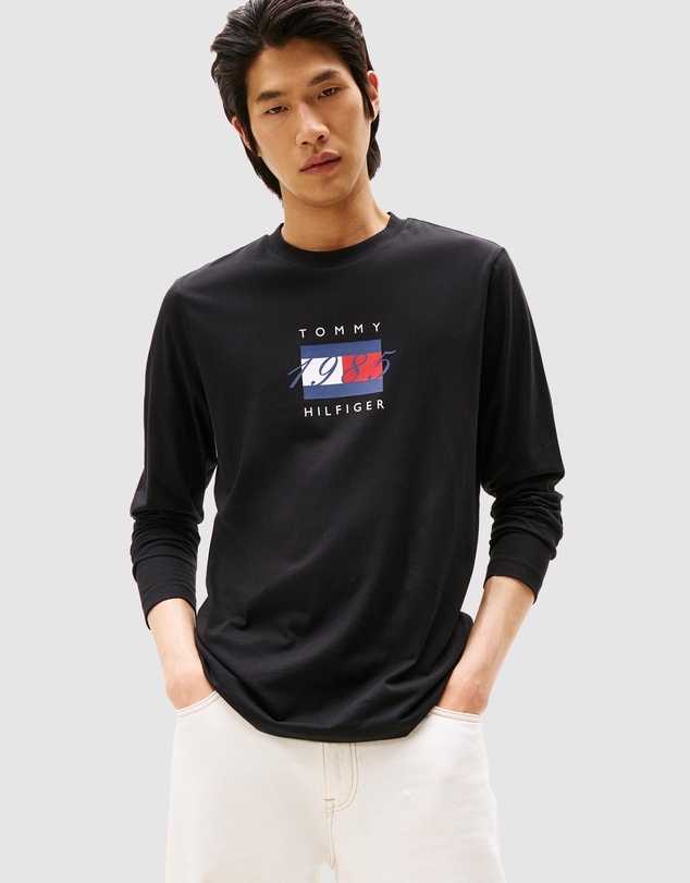 Tommy Hilfiger - Flag Graphic Jersey LS T-Shirt