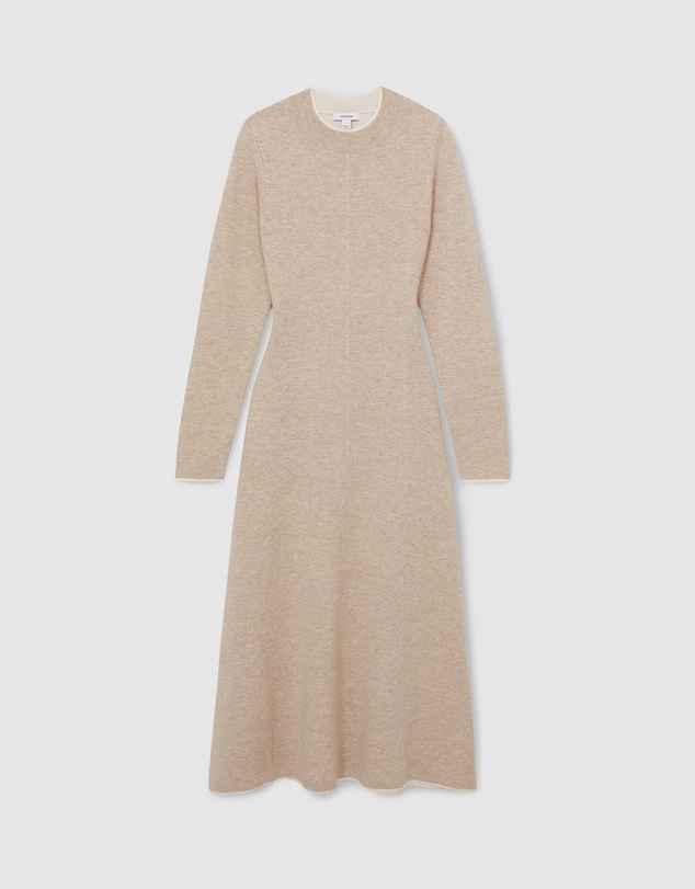 REISS - Mila Wool Blend Midi Dress