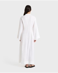 BONDI BORN - Leiden Pleated Caftan Dress