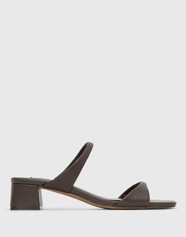 Betts - Wider Fit Argo Block Heel Mule Sandals