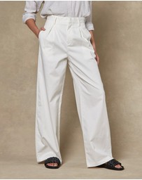 DRICOPER DENIM - Maya Ivory Wide Leg Pants
