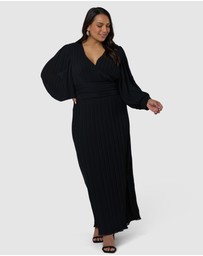 Pink Dusk by Curve Project - Secret Rendezvous Maxi Dress