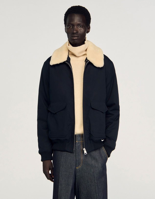 Sandro - Cotton Aviator Jacket