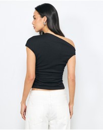 AERE - Asymmetric Shoulder Top