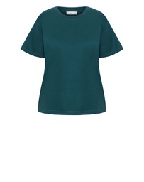 City Chic - Plus size Oversized Crew Neck Tee - deep teal