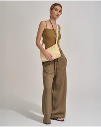 Brie Leon - Luca Woven Crossbody Bag