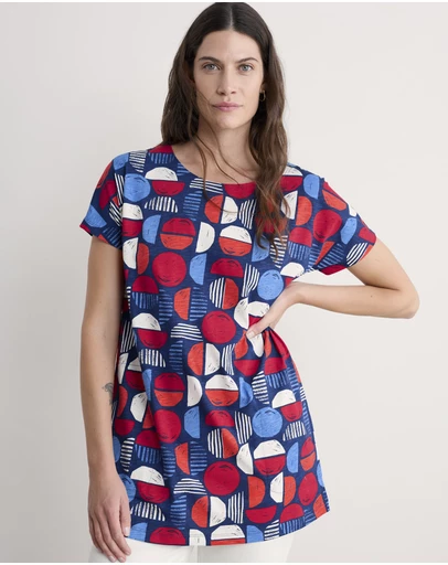 Seasalt - Seasalt Cornwall Stacked Buoys Yacht Ocean Gaze Tunic