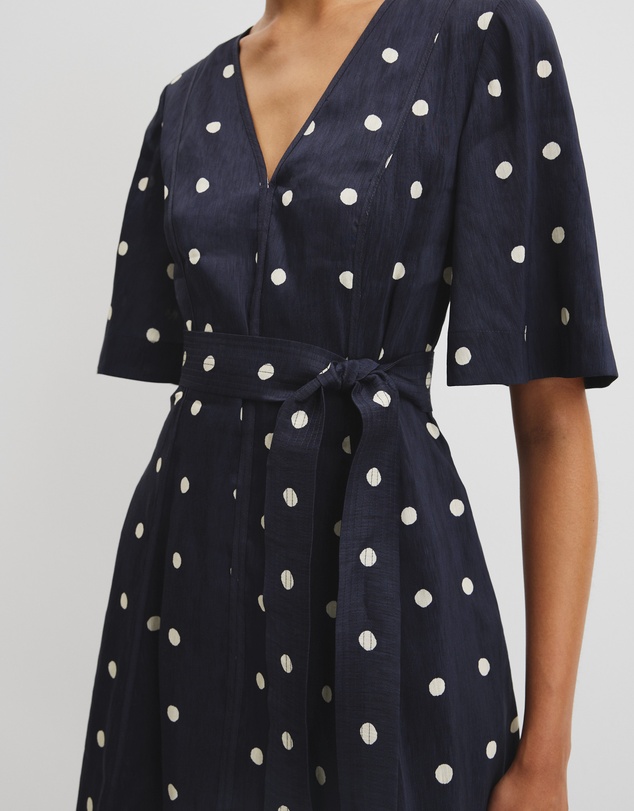 Country Road - Print Panelled Mini Dress