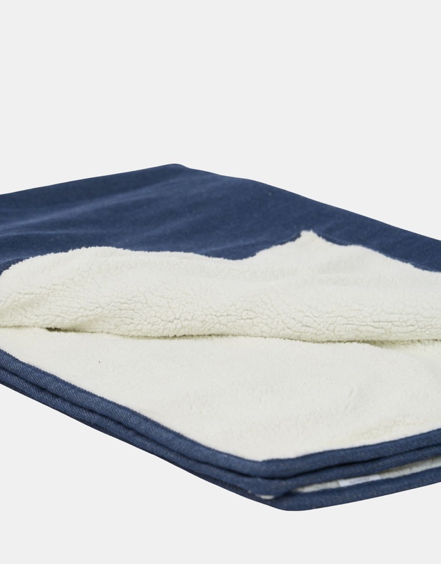 Mog & Bone - Fleece Pet Blanket - Blue Denim