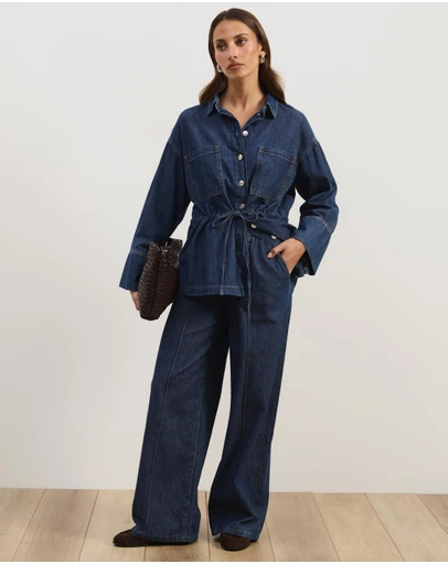 Atmos&Here - Alma Denim Chambray Shirt