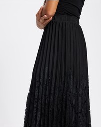 Mossée - Ailani Pleated Lace Skirt