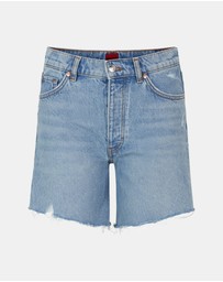 HUGO - Regular Fit Denim Shorts