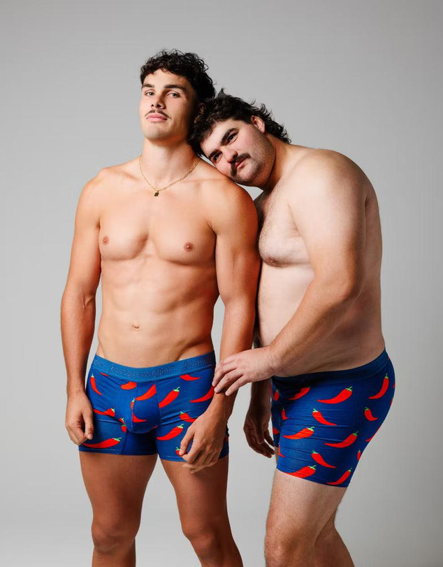 Budgy Smuggler - Men's Underwear Trunks in Chilli Willies