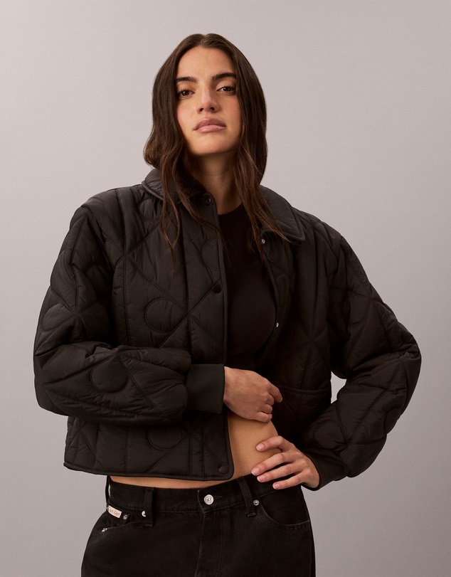 Calvin Klein Jeans - Emblem Logo Nylon Quilted Liner Jacket