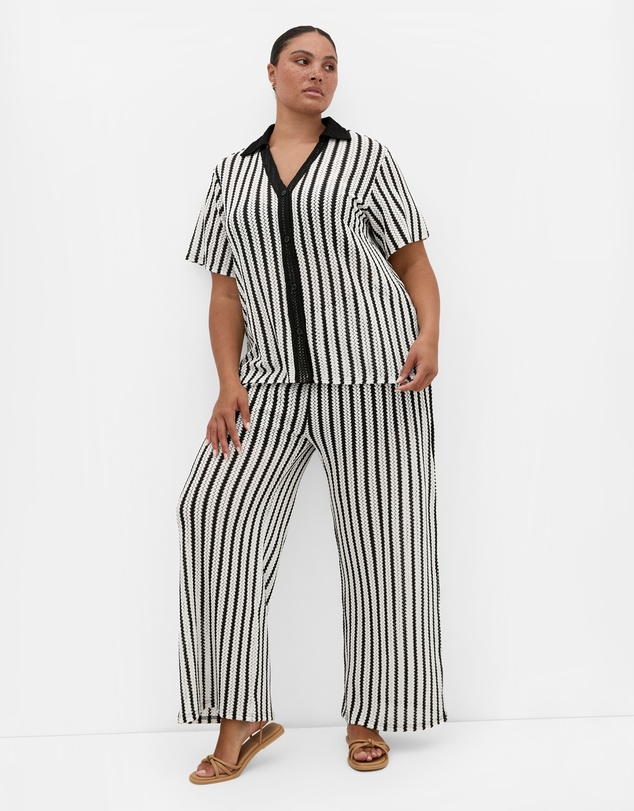 City Chic - Carla Stripe Shirt