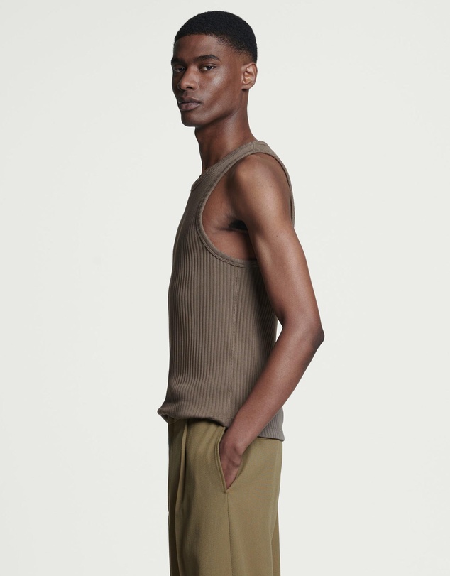 COS - Slim Ribbed Cotton Tank Top