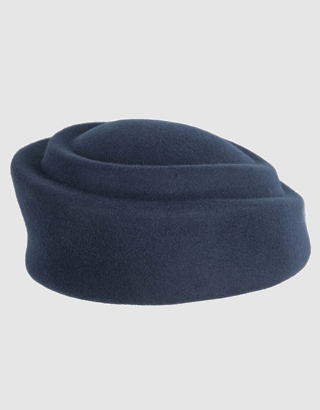 Max Alexander - Felt Black Pillbox Hat