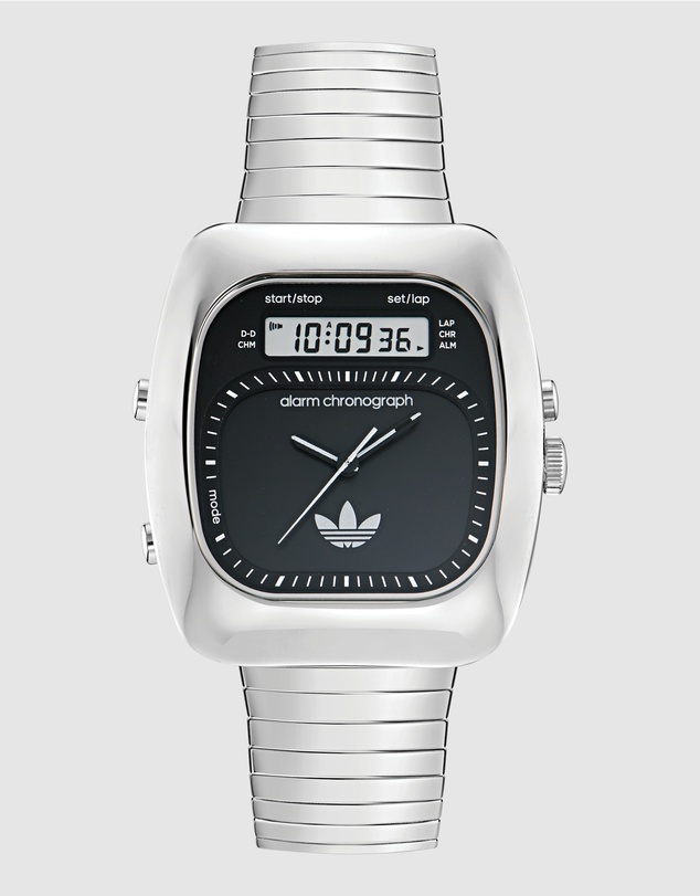 adidas Originals - Retro Wave Three 37mm Stainless Steel Expansion Band Watch