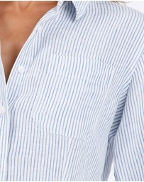CAMIXA - Rina Striped Linen Shirt