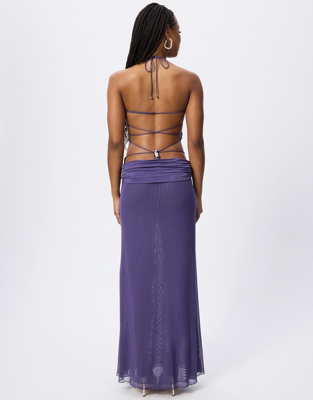 Jaded London - Amara Strappy Maxi Dress With Metal Trims