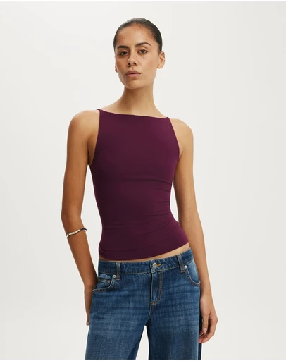 Cotton On - Hold Me High Neck Cami