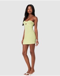 EDIKTED - Sammie Twist Front Knit Mini Dress