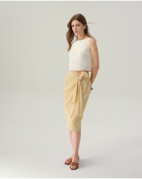IDA+S - Kate Wrap Midi Skirt