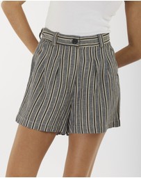 Amelius - Set Sail Linen Stripe Short