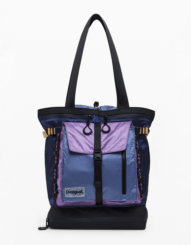 Desigual - Large nylon tote backpack