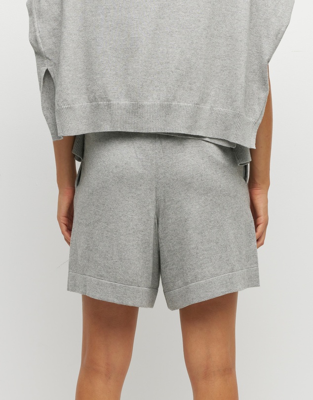 JH Lounge - JHL Long Short (Cotton Cashmere) Grey Marle