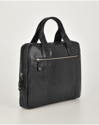 Cobb & Co - Turner Leather Laptop Satchel