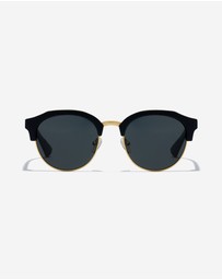Hawkers Co - HAWKERS - Polarized Gold Dark CLASSIC ROUNDED Sunglasses for Men and Women UV400