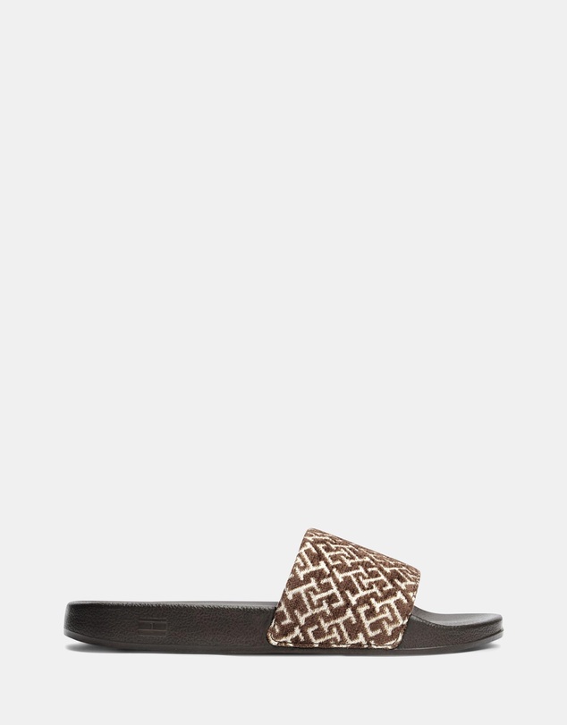 Tommy Hilfiger - Maezie TH Monogram Pool Slides - Women's