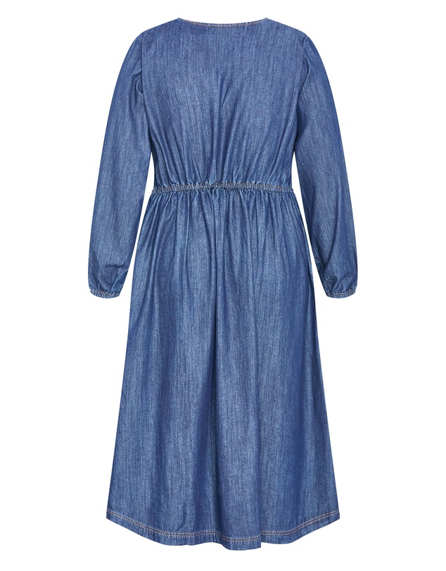 City Chic - Emelia Denim Midi Dress