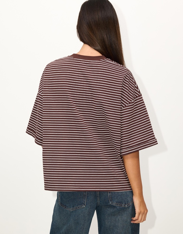 Dazie - Serve Stripe T-Shirt