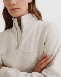 Country Road - Australian Cotton Zip Collar Sweat