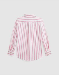 Polo Ralph Lauren - Polo Bear Cotton Oxford Shirt - ICONIC EXCLUSIVE - Kids