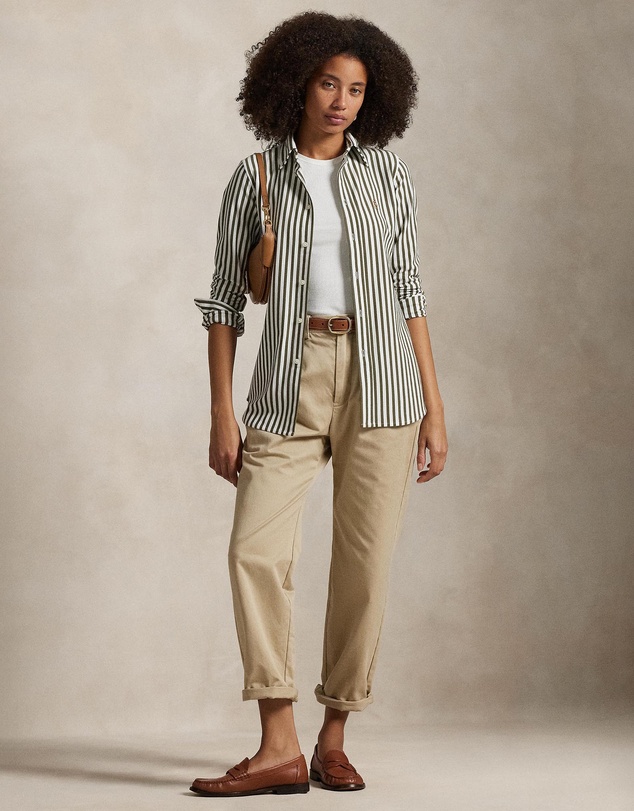 Polo Ralph Lauren - Striped Knit Oxford Cotton Shirt
