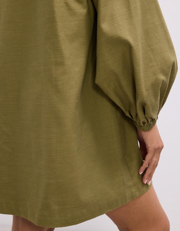 The Fated - Greer Puff Sleeve Mini Dress
