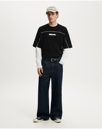 Cotton On - Cropped Fit Graphic T-Shirt