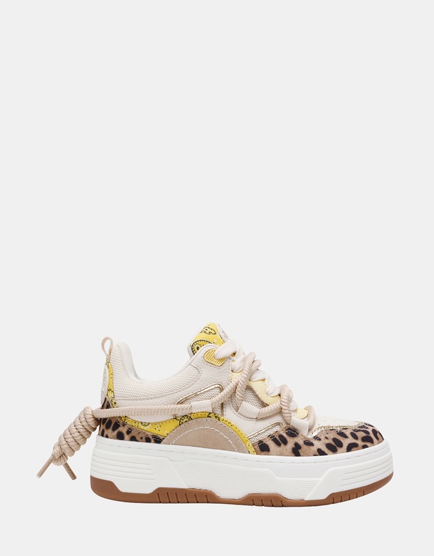 Steve Madden - Brouhaha Leopard Multi Sneakers