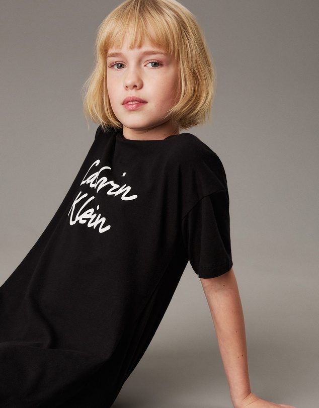 Calvin Klein Jeans - Girls Oversized Logo T-Shirt Dress