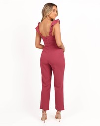 Petal & Pup - Mirabelle Jumpsuit - Dark Rose