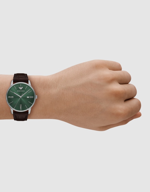 Emporio Armani - Brown Analogue Watch