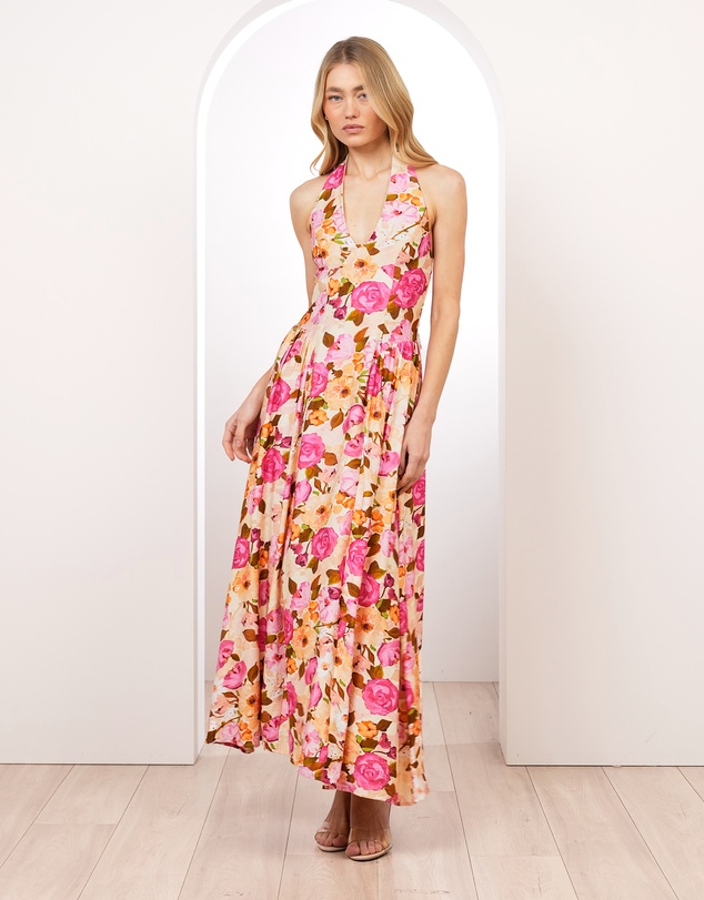 Pilgrim - Joslin Halter Neck Maxi Dress