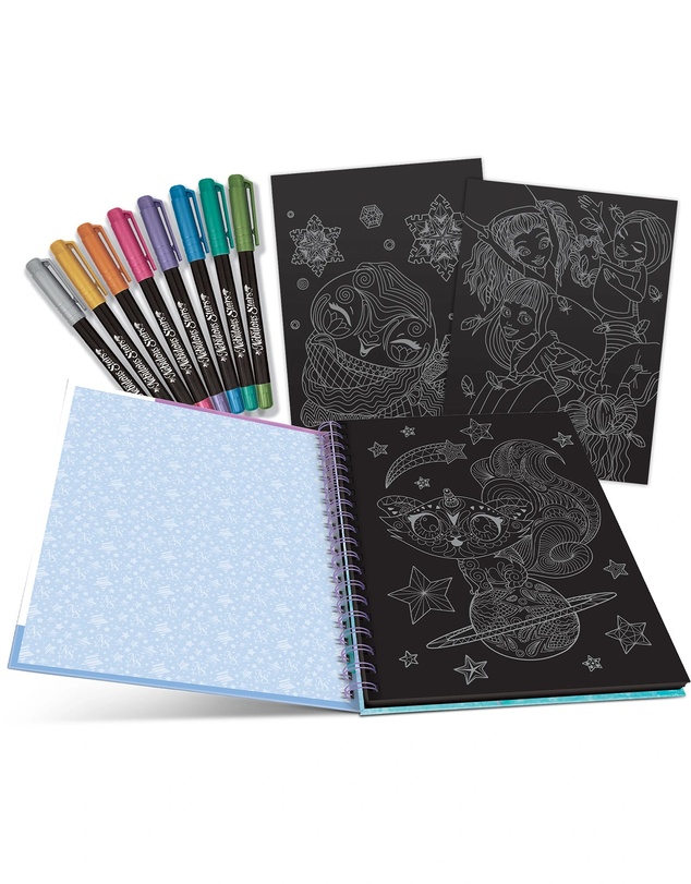 Nebulous Stars - Isador Black Pages Colouring Book