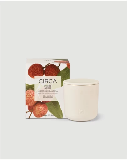 CIRCA - Lychee & Rose Soy Candle